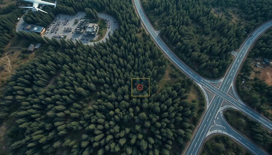 Aerial image of military strike site by Ukrainian Air Force.