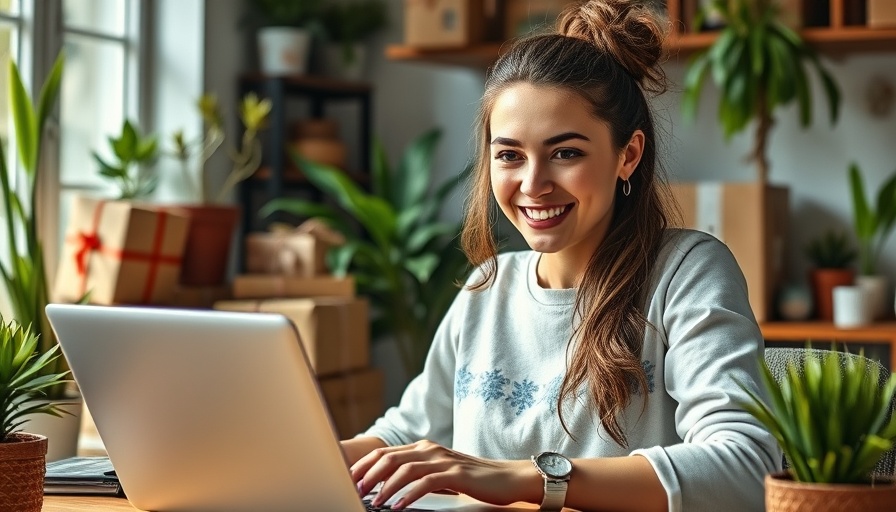 Identity Verification in the Gig Economy: Woman working in cozy home office.