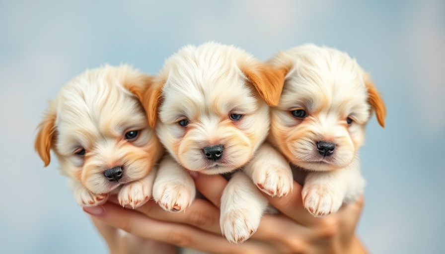Adorable puppies reenvisioning bringing back extinct dire wolves.
