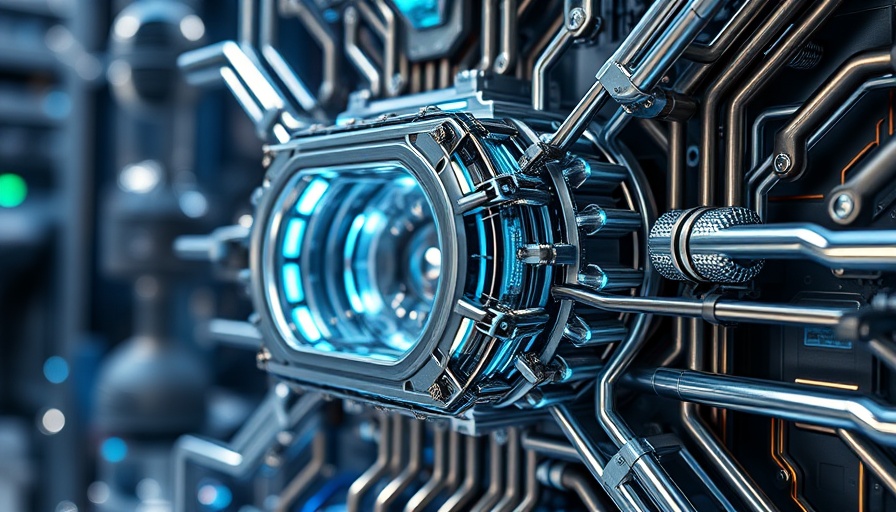 Intricate quantum computer structure for World Quantum Day.