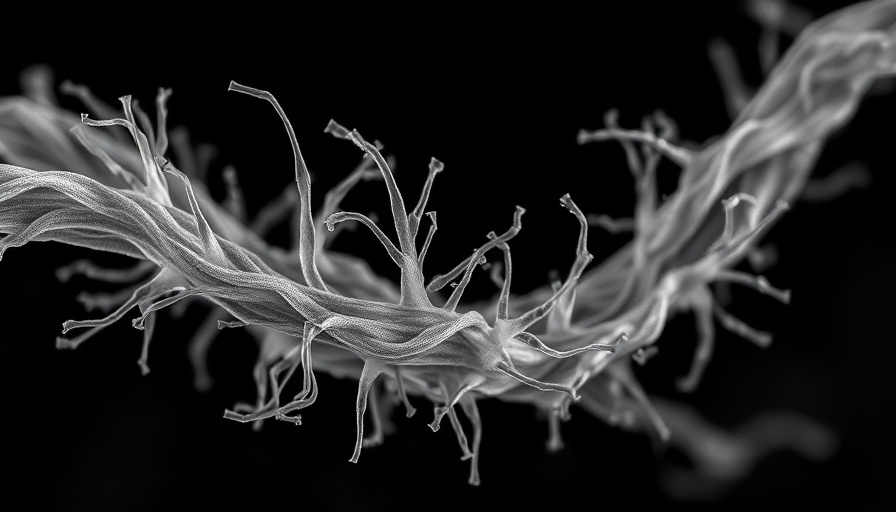 Detailed view of bioelectronic devices under a microscope.