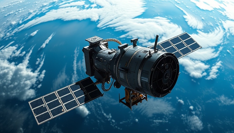 Hubble Space Telescope servicing mission in orbit with Earth view.
