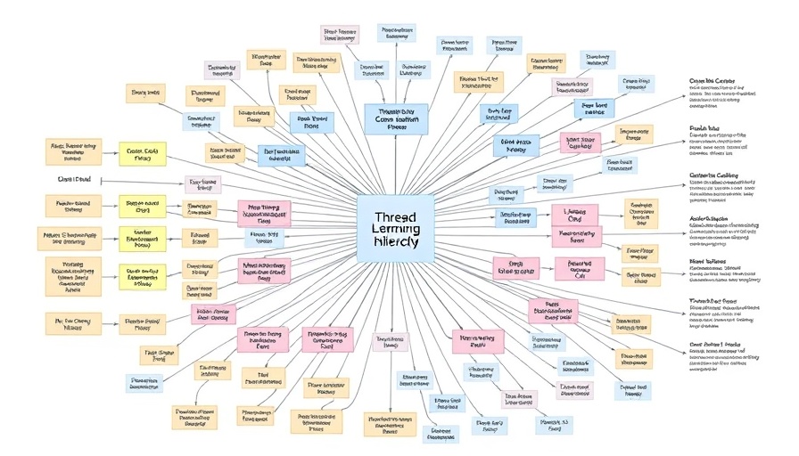 Conceptual diagram of thread-level processing for machine learning optimization.