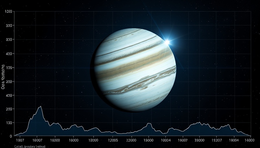 Uranus during stellar occultation with starlight graph.