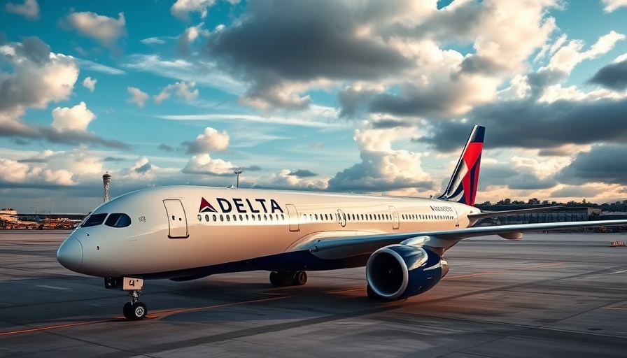 Delta Air Lines Airbus A350 parked on tarmac, Team USA livery.