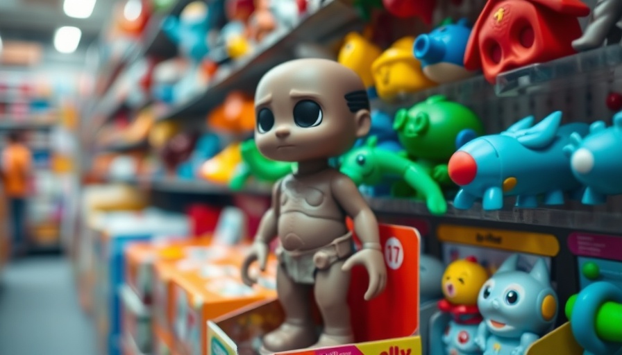 Blurred toy packaging highlighting privacy in AI image generation.