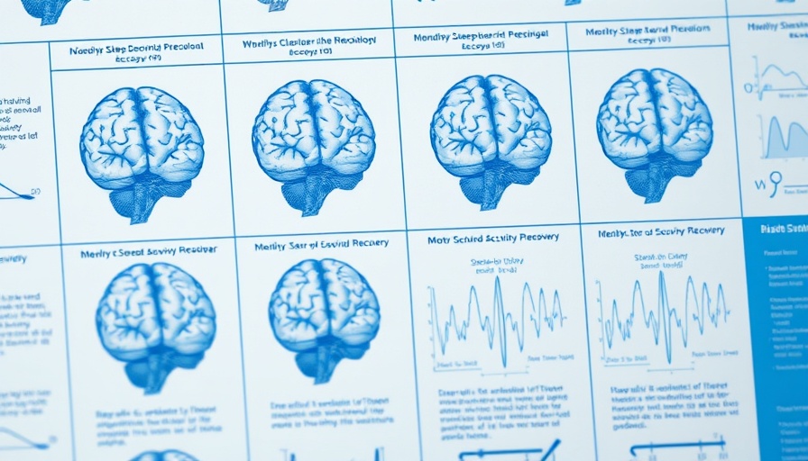 Detailed brain activity patterns chart showcasing sleep and recovery stages.