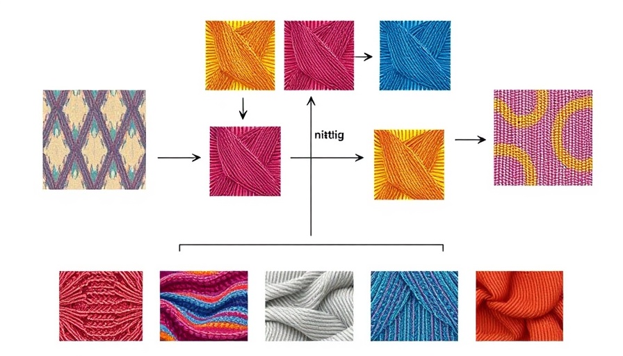 Machine learning fabric image to knitting instructions diagram