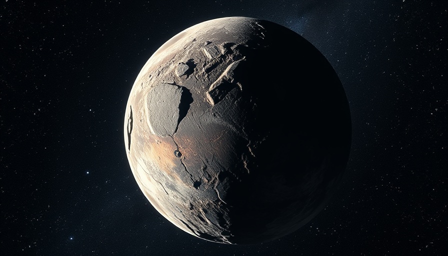 Rocky planet depicting space weather effects on planetary habitability.