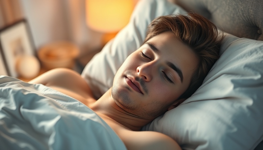 Young man sleeping peacefully, how to beat heat for better sleep tips.