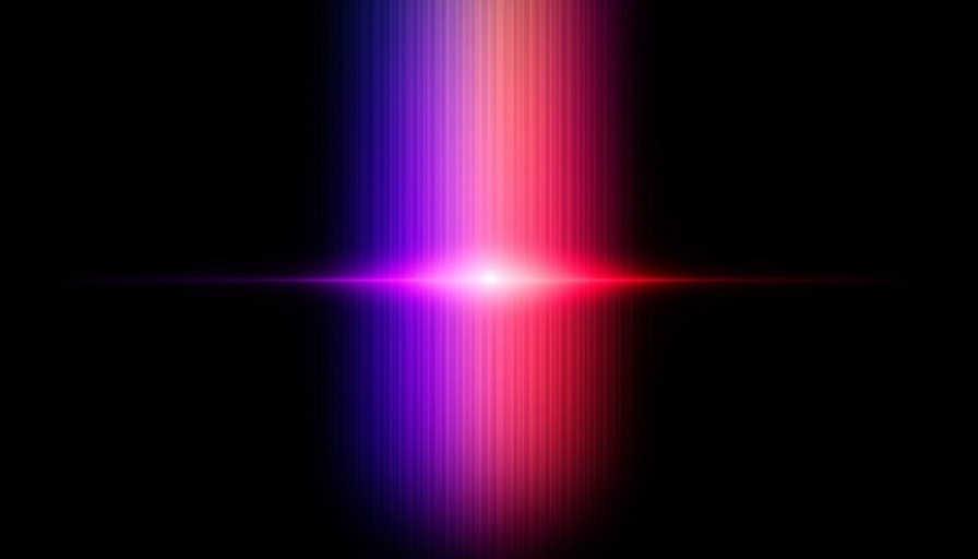Colorful light spectrum against black, NASA Europa Clipper mission.