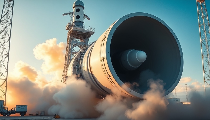 Rotating detonation rocket engine testing in desert facility.