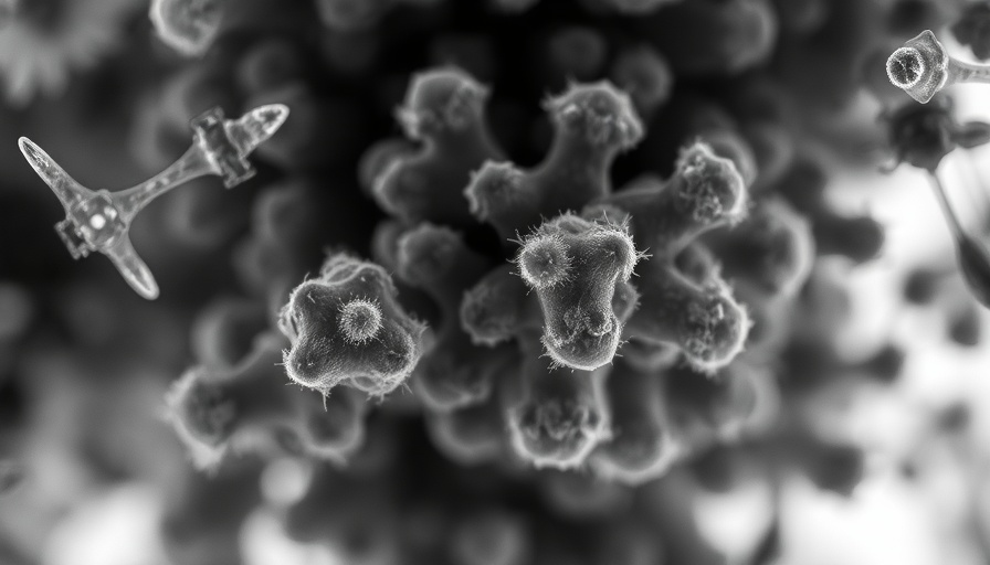 Microscopic view of cellular structures for bat antiviral immunity research.