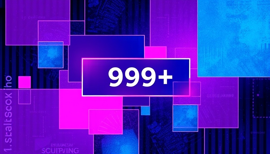Abstract digital art with glitch effect and notification, privacy-friendly tech.