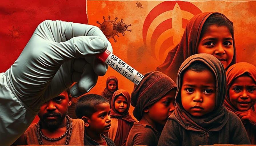 Privacy and the Collection of Migrant Children’s DNA illustrated in mixed media.