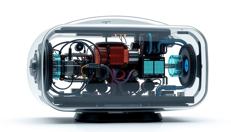 Modern biological computer with transparent casing and detailed components.