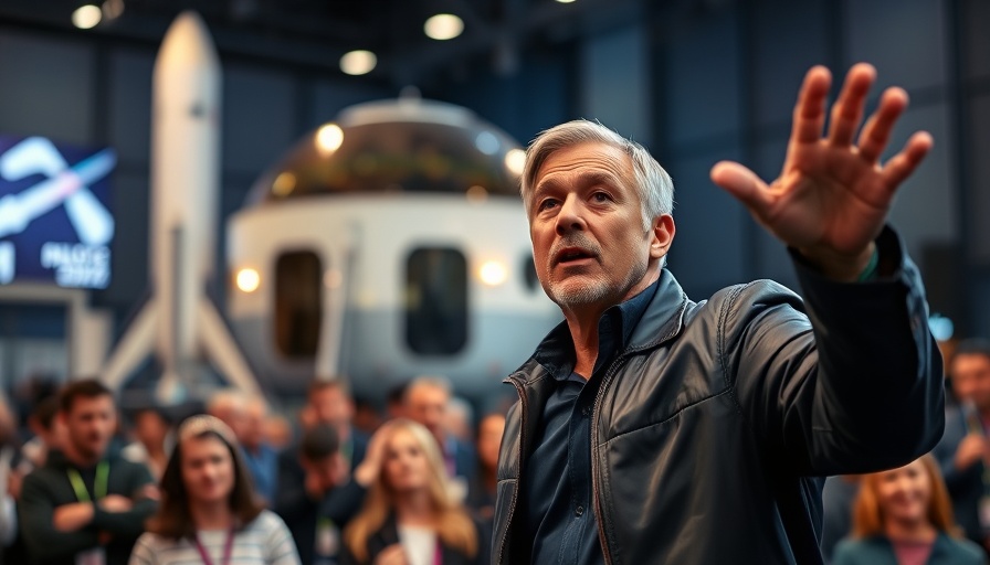 Public figure gesture at SpaceX event related to NASA missions SpaceX contracts.