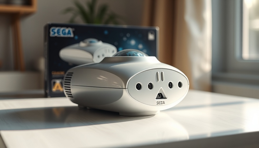 Sega Toys Homestar Classic star projector displayed with its box.