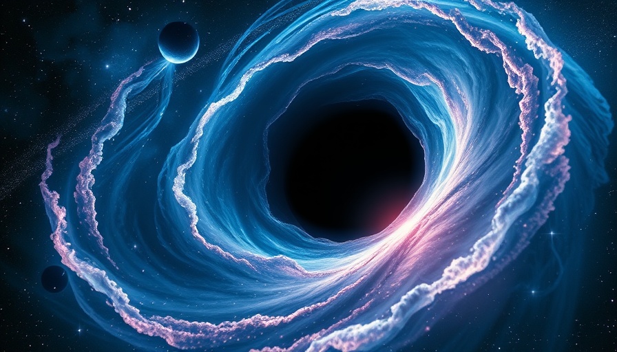 Cosmic black hole singularity with bright event horizon in space