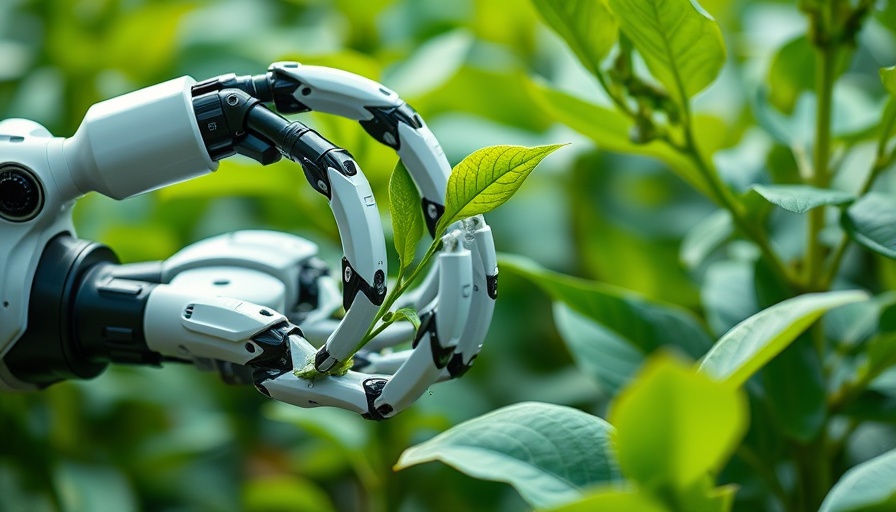 Robotic gripper for agriculture gently handling plants.