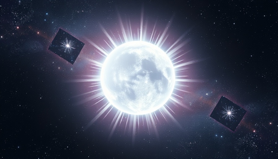Teenage vampire white dwarf star collage in cosmic space.