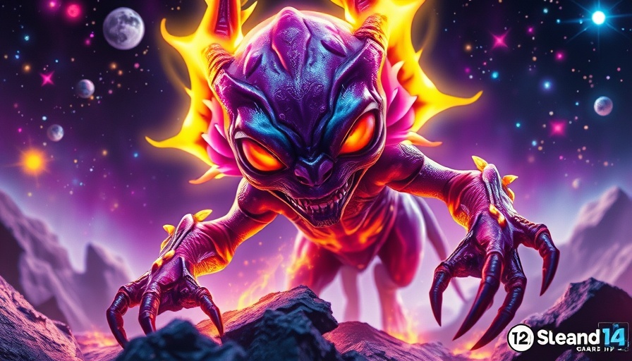 Cosmic Encounter board game box with alien illustration.