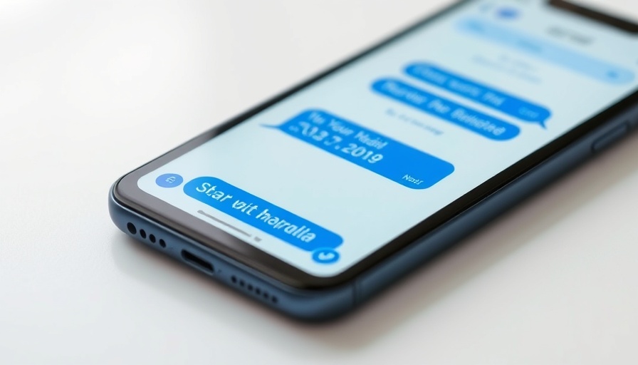 iOS 26 update interface on a smartphone with messaging app.