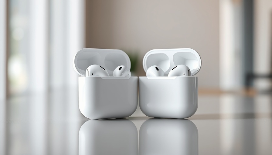 Modern white AirPods on display for Apple Back to School Offer India.
