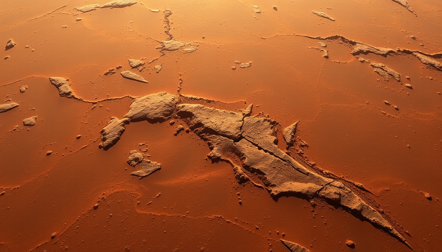 Mars terrain showcasing red landscape with craters and canyons