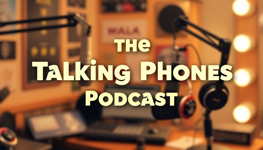 The Talking Phones Podcast setup with Google Pixel 10 context.