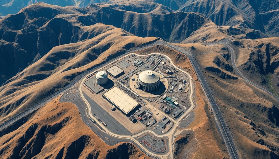 Aerial satellite view of damage at Iran's nuclear sites.