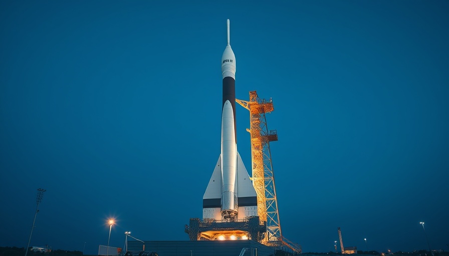 Private Axiom-4 astronaut launch rocket at night on launch pad.