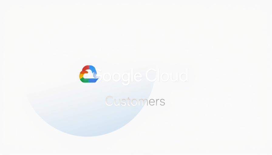 Abstract design with Google Cloud logo for financial analysis.