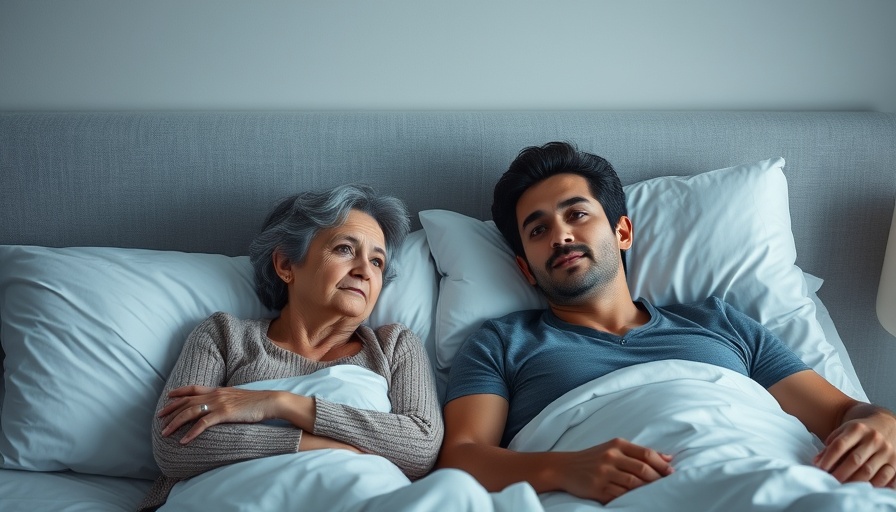 Reflective moment in bed highlighting sexual health communication.