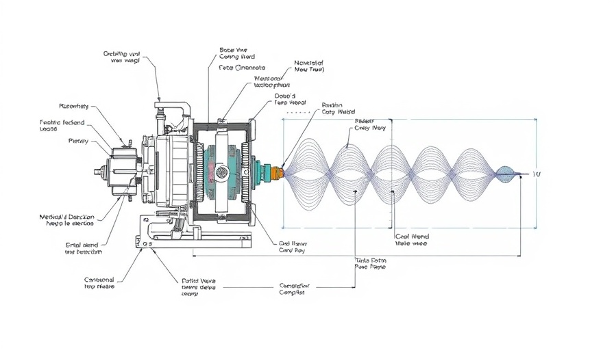 Diagram of gravitational wave detection apparatus for high-frequency gravitational waves.