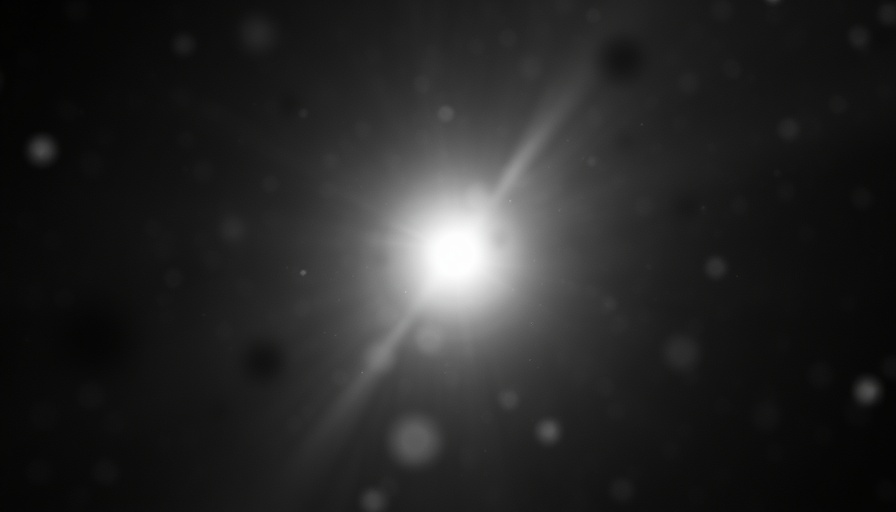 Abstract depiction of fast radio bursts in space.