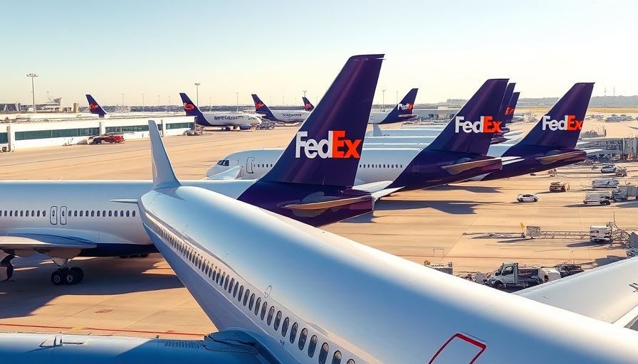 FedEx airplanes parked on tarmac, Fred Smith FedEx legacy.