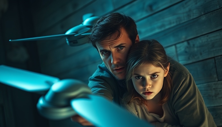 War of the Worlds Spielberg innovation - father and daughter hiding from alien drone.