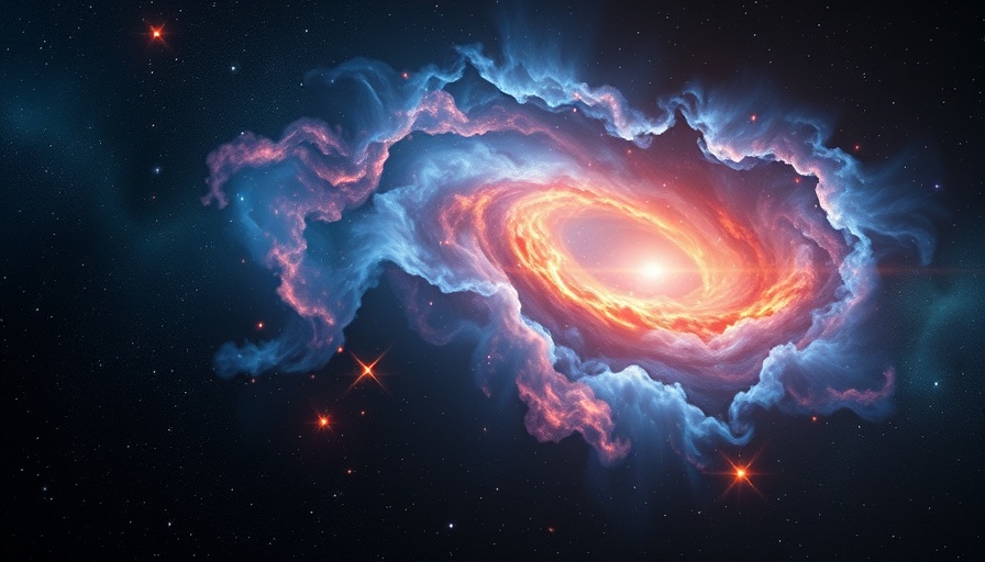 Stellar nursery in Taurus Molecular Cloud with vibrant stars and gas.