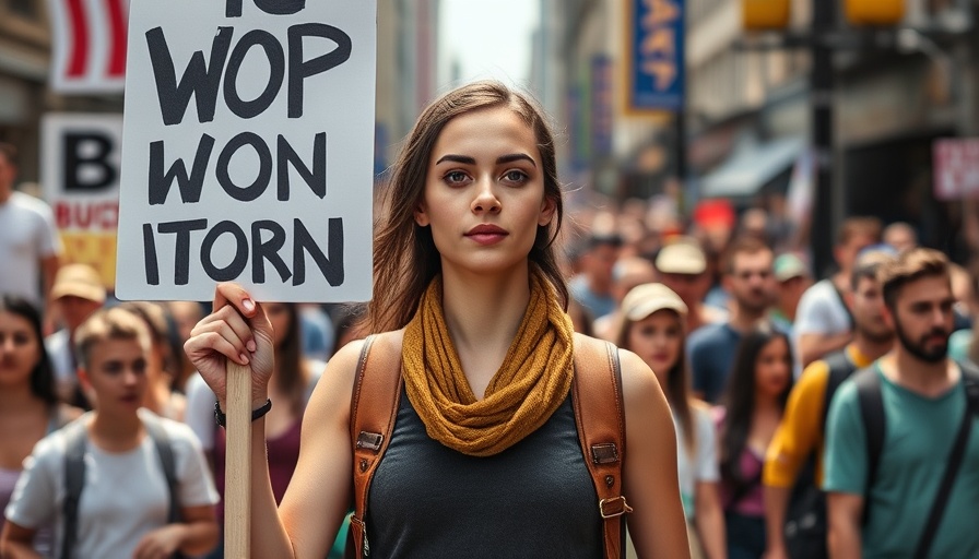 Protest in urban street highlighting digital security in authoritarian regimes.