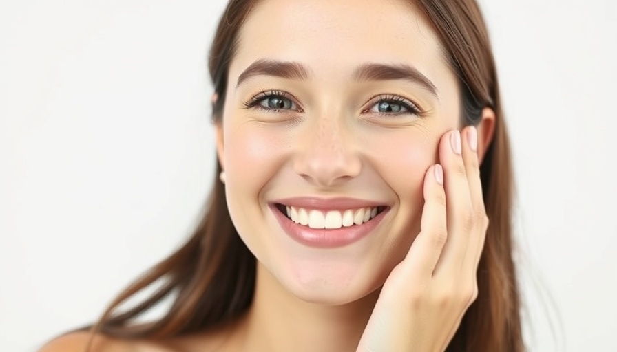 Smiling woman practicing monsoon skincare tips for radiant skin.