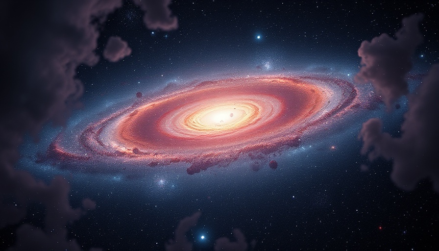 Intricate Sculptor galaxy detailing cosmic clouds and stars.