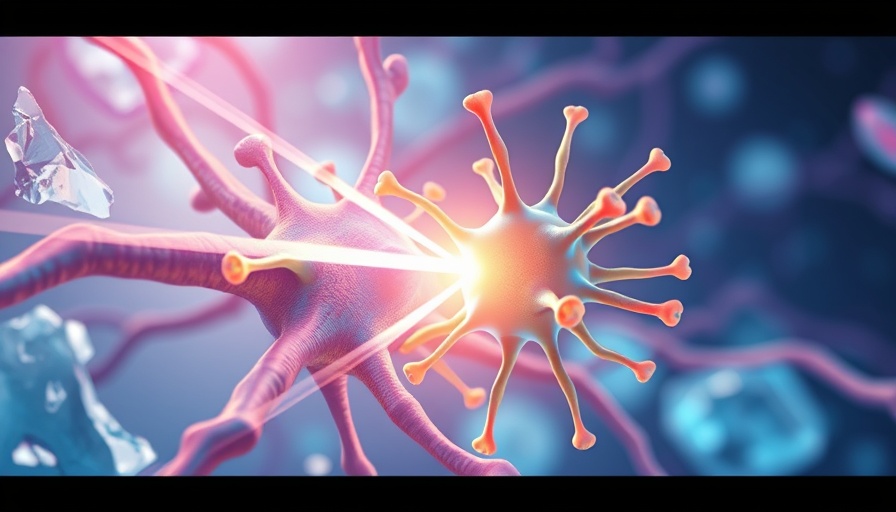 Illustration of cryorhodopsins from cold-adapted microbes activating neurons.