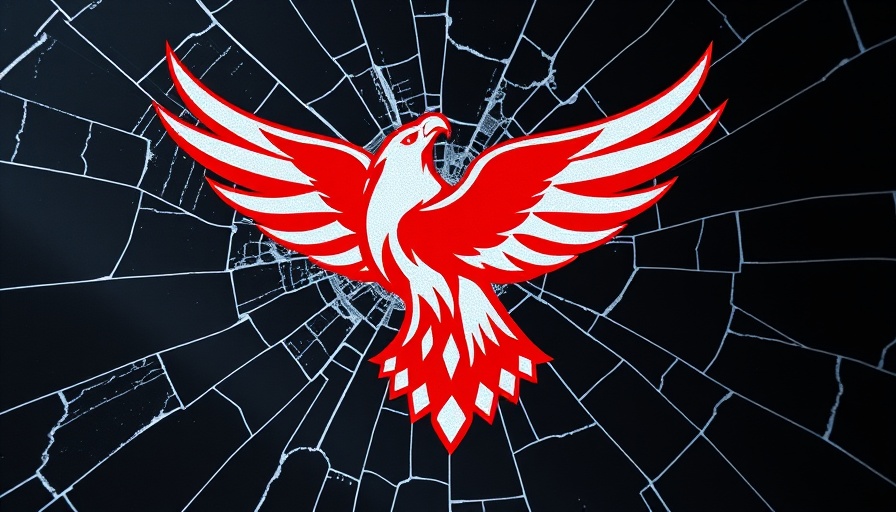 CrowdStrike logo on cracked screen, symbolizing hospital outage.