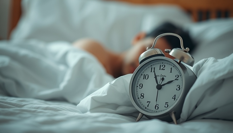 Alarm clock in soft light symbolizing sleep and recovery.