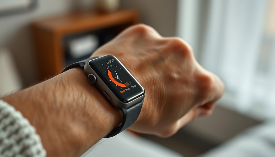 Apple Watch displaying sleep stages for sleep optimization.