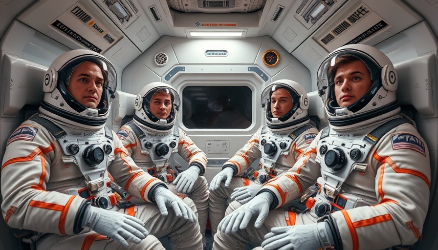 Crew-11 astronauts relaxing in spacecraft module.