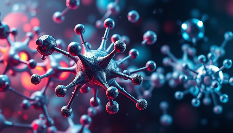 Complex molecular structure related to carbon monoxide poisoning treatment.