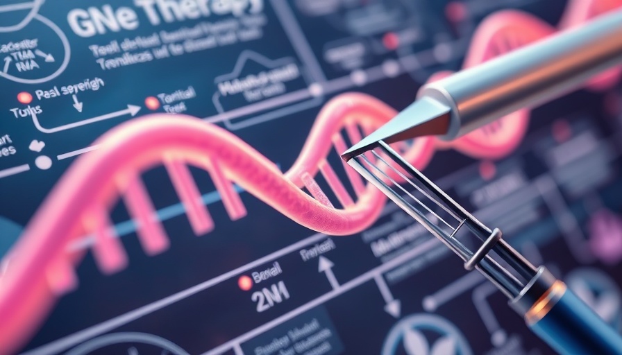RNA editing tool diagram illustrating gene therapy.