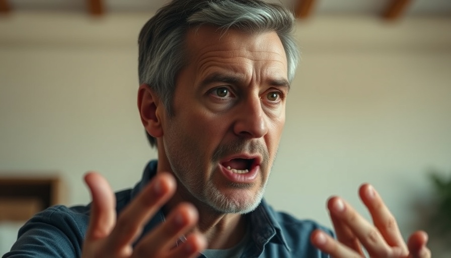 Middle-aged man speaking passionately about widespread abuse in ICE custody.